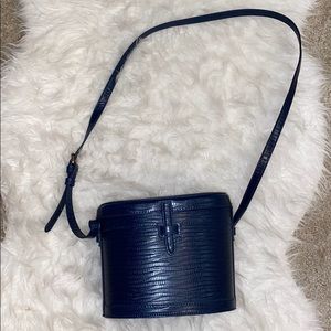 Blue Bucket Purse